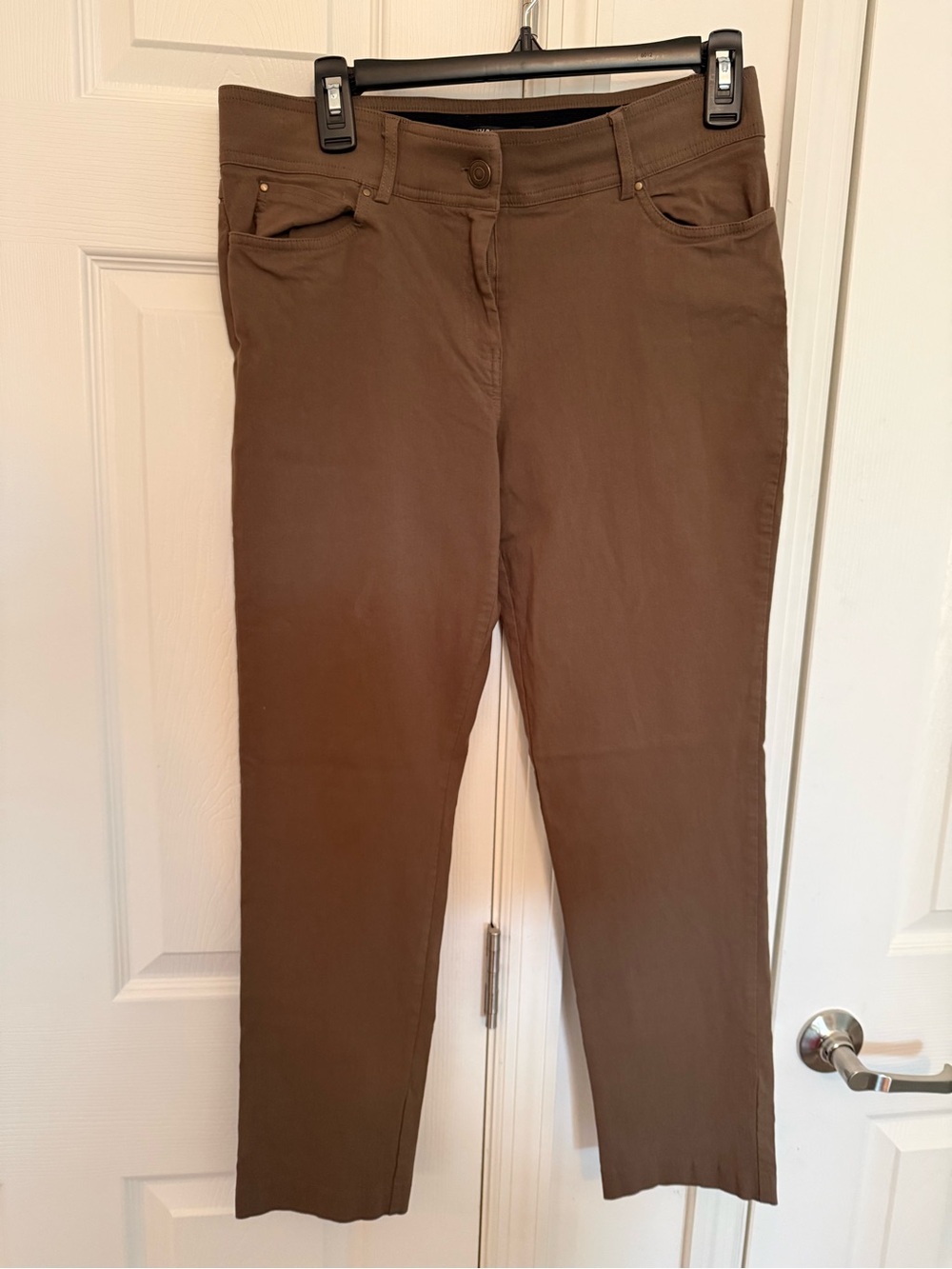 89th & Madison Brown Straight-Leg Women's Jeans